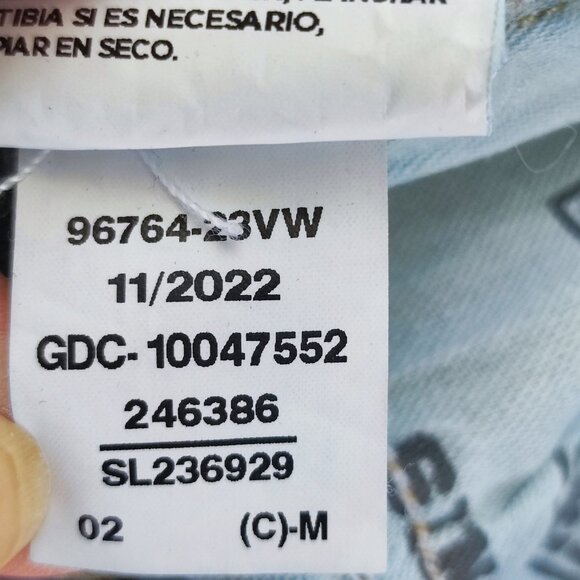 Harley -Davidson jeans women's size 29 denim blue mid rise slim boyfriend - Picture 9 of 16